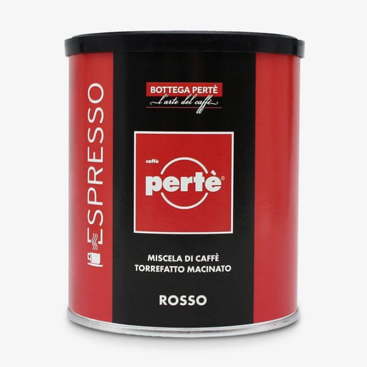 Caffé Perté ROSSO ESPRESSO mletá káva 250g